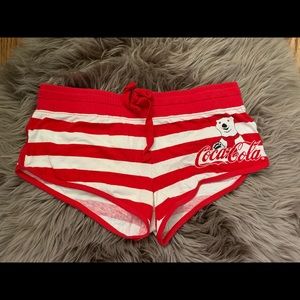 Coca Cola bear Pajamas Shorts Size Medium
